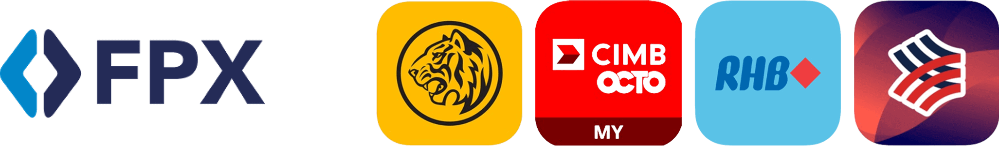 Malaysian FPX Online Banking - RM1.00 Processing Fee